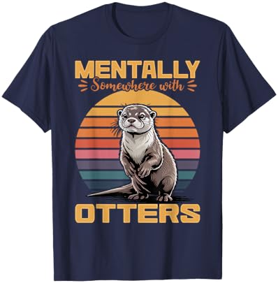 Funny Otter T-Shirt - T-Shirt | Navy