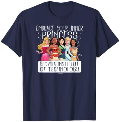 Georgia Tech Yellow Jackets Inner Princess Navy T-Shirt - T-Shirt | Navy