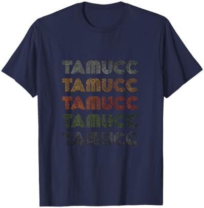 Love Heart Tamucc Grunge Vintage Style Black Tamucc T-Shirt - T-Shirt | Navy