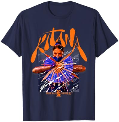 Mortal Kombat 2 Kitana Fans T-Shirt - T-Shirt | Navy