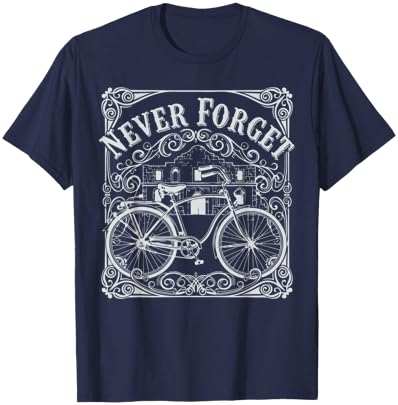 Bicycle Alamo - Souvenir T-Shirt - T-Shirt | Navy