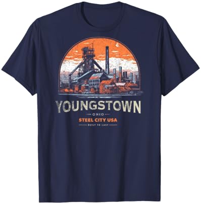 Hometown Pride - Youngstown Steel City USA T-Shirt - T-Shirt | Navy