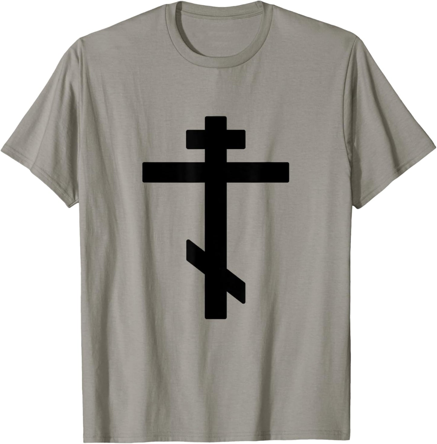 Eastern Orthodox Cross Russian Orthodox Cross Christianity T-Shirt - T-Shirt | Sand