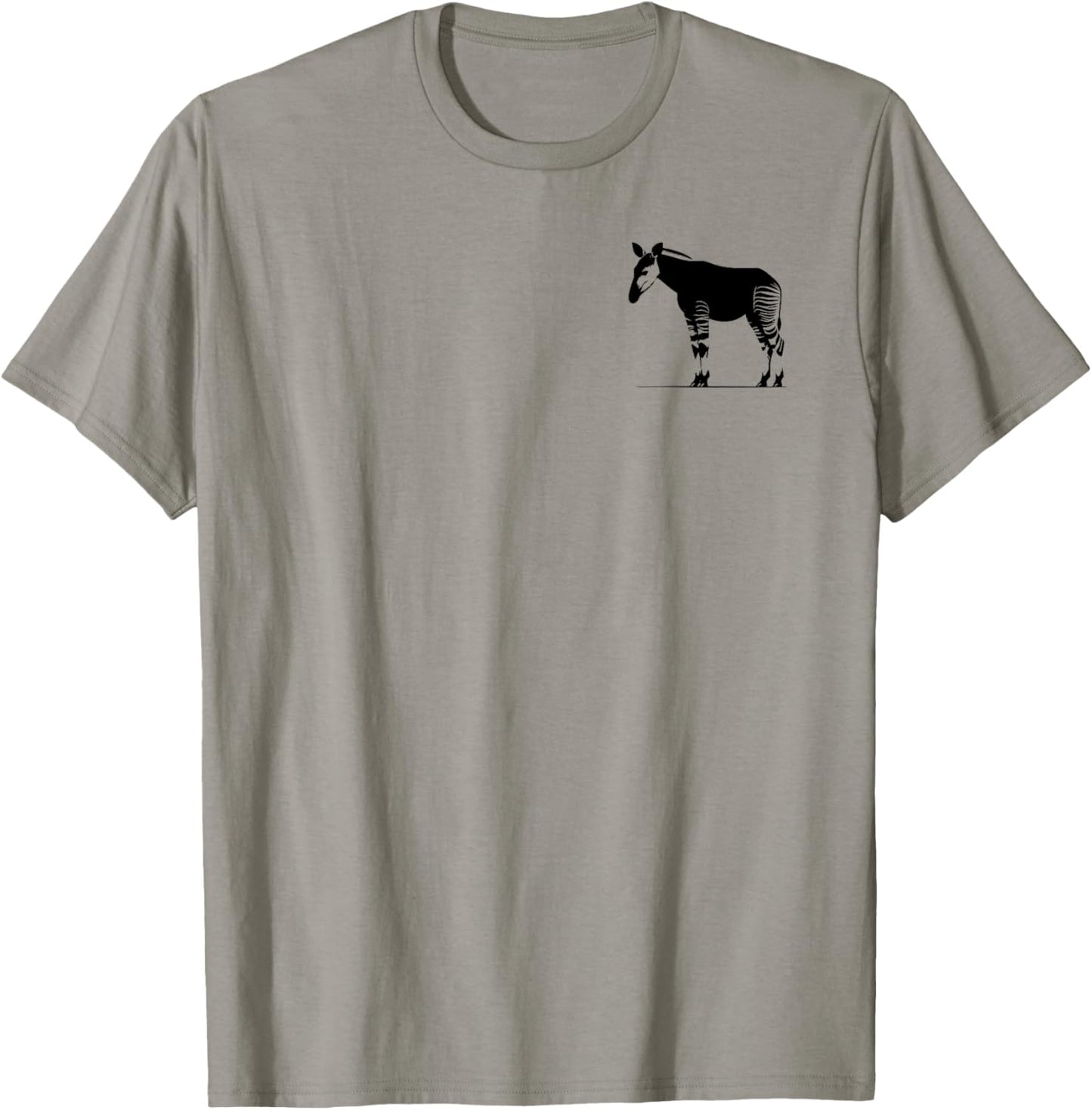 Okapi Dad Mom Lover - Monochromatic Okapi T-Shirt - T-Shirt | Sand