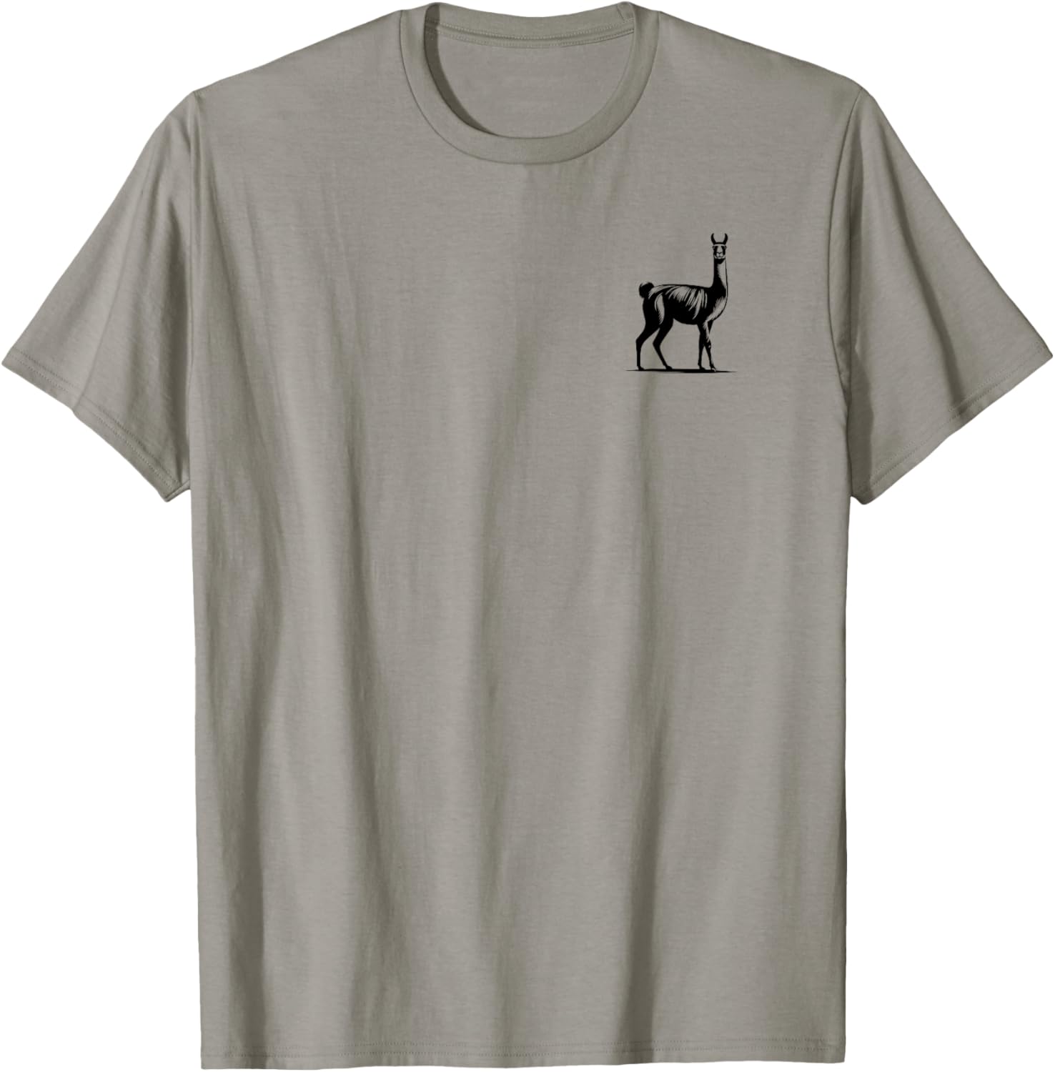 Guanaco Dad Mom Lover - Monochromatic Guanaco T-Shirt - T-Shirt | Sand
