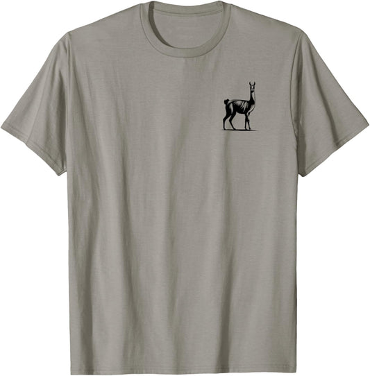Guanaco Dad Mom Lover - Monochromatic Guanaco T-Shirt - T-Shirt | Sand