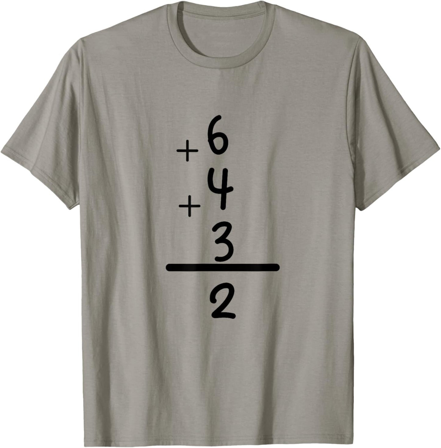 Hit It Out of the Park with Our 6+4+3=2 Baseball Double Play T-Shirt - T-Shirt | Sand
