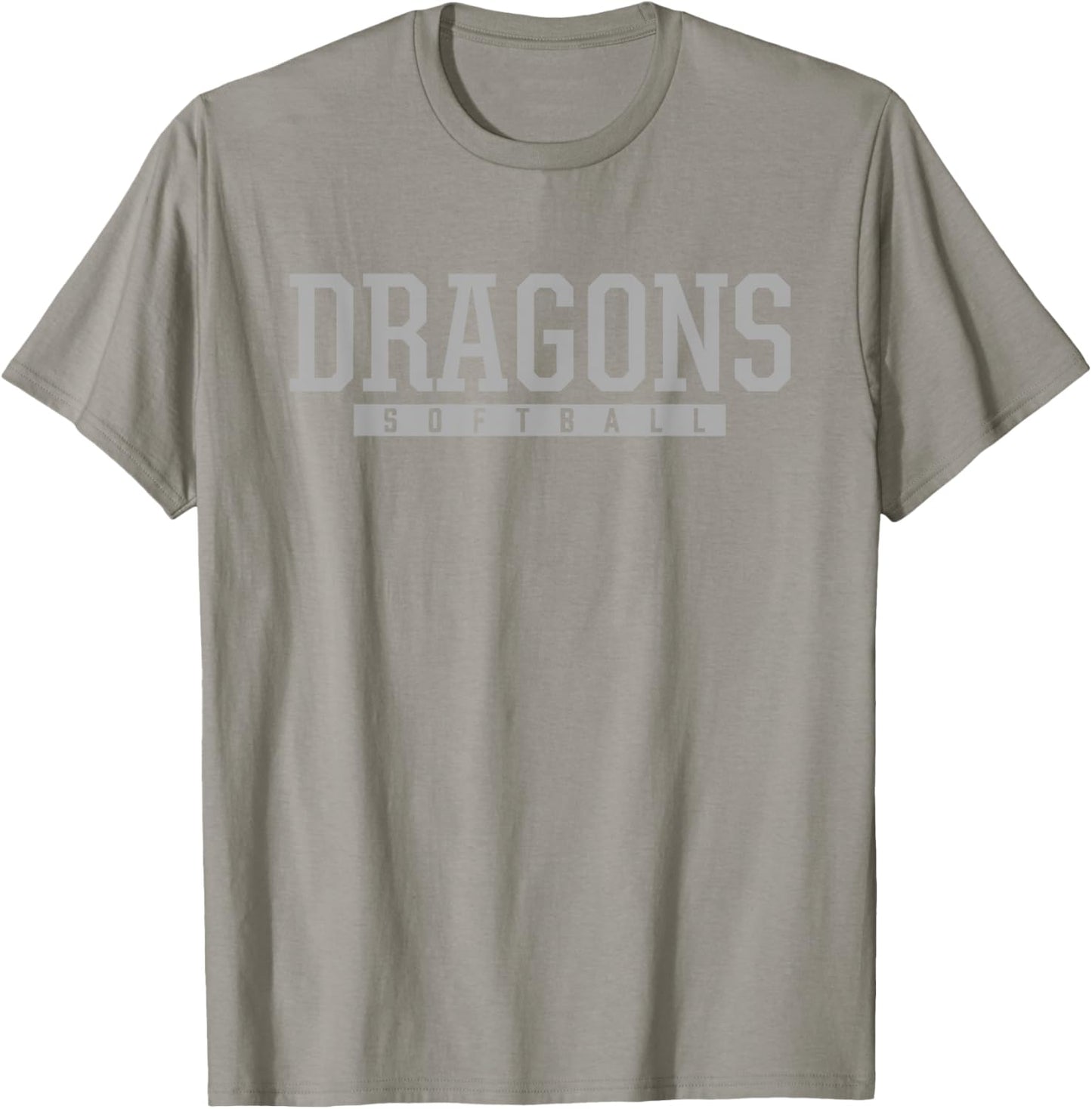 West Davidson Dragons Softball HS T-Shirt - T-Shirt | Sand