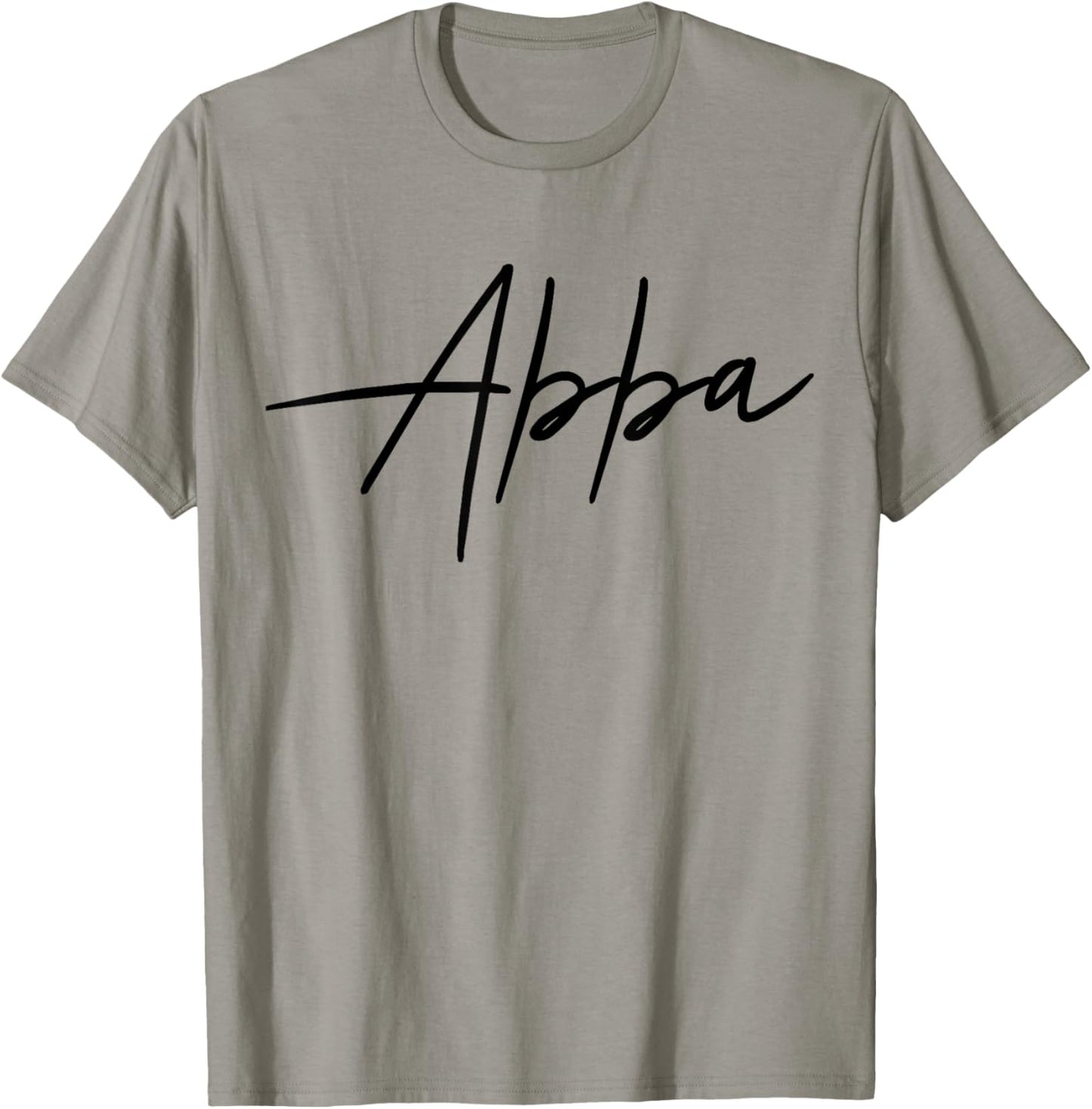 Abba Name Women Men Kids Abba Birthday Shirt Gift Abba Name T-Shirt - T-Shirt | Sand