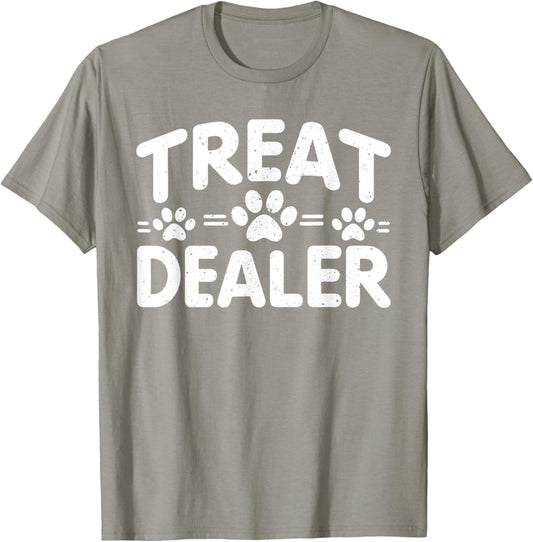 Treat Dealer Paws Funny Saying Quote Women T-Shirt - T-Shirt | Sand