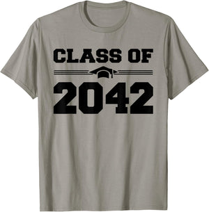 Class Of 2042 Grow With Me First Day Of School Graduate 2042 T-Shirt - T-Shirt | Sand