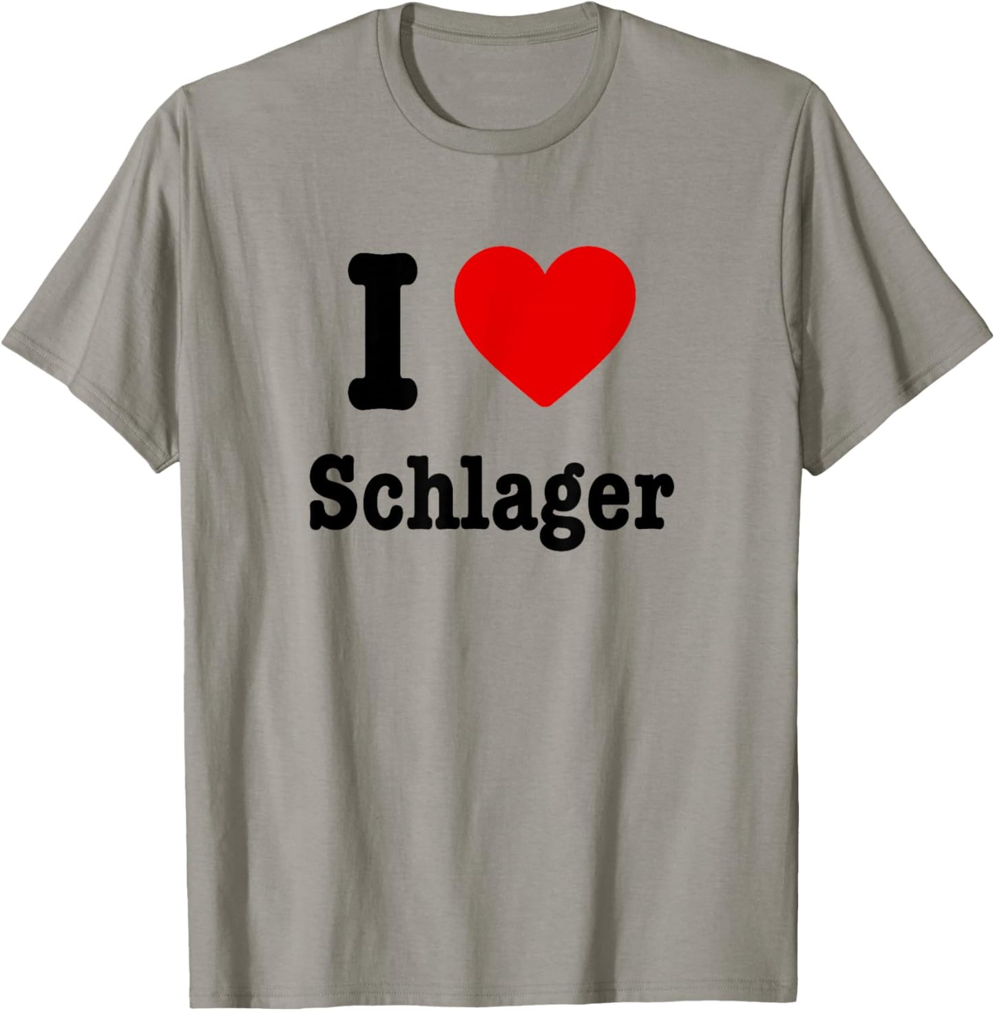 Ich liebe Schlager T-Shirt - T-Shirt | Sand