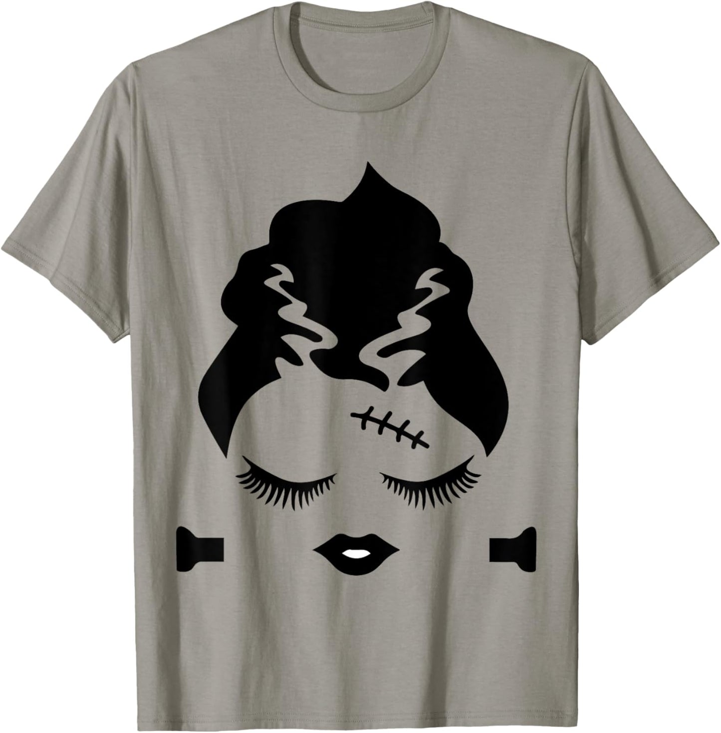 Bride of Frankenstein Monster Halloween Costume T-Shirt - T-Shirt | Sand