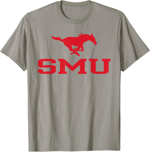 SMU Mustangs Sportsmanship White Officially Licensed T-Shirt - T-Shirt | Sand