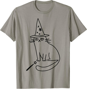 Wizard Cat Meme Funny Halloween Costume Funny Memes Dank Kid T-Shirt - T-Shirt | Sand