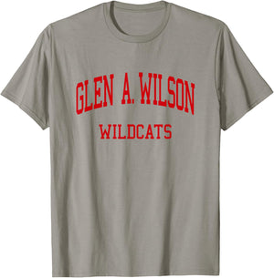 Glen A. Wilson High School HS Hacienda Heights CA Retro T-Shirt - T-Shirt | Sand