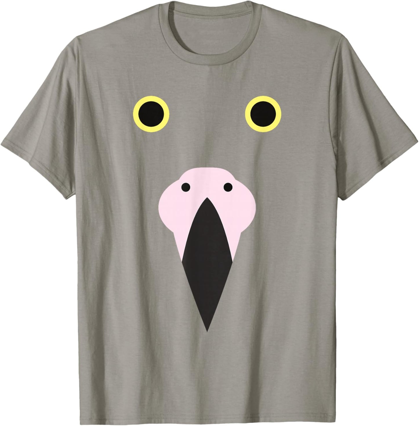 Cute Flamingo Face Halloween Costume T-Shirt - T-Shirt | Sand