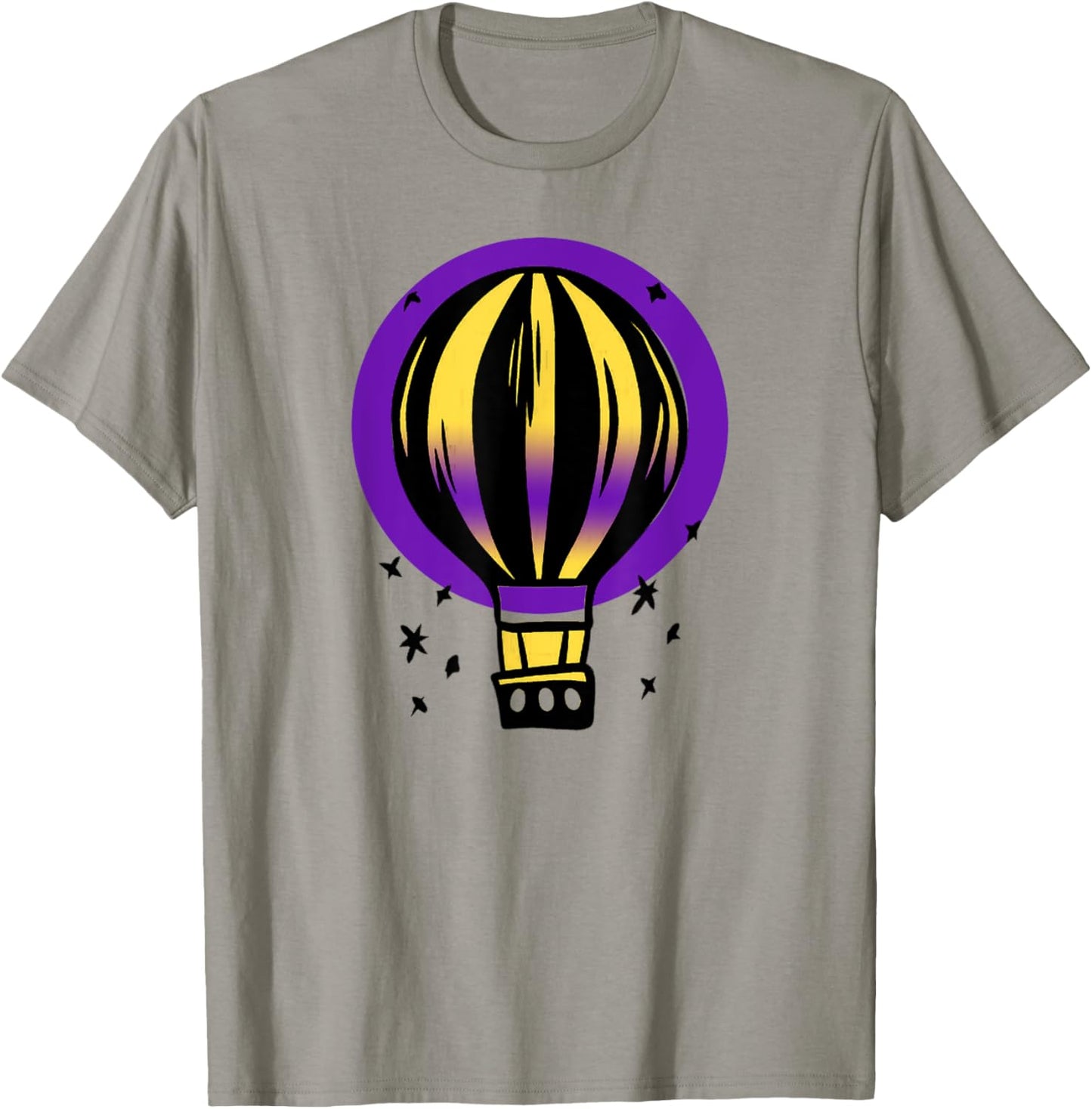 Intersex Pride Hot Air Balloon LGBT Intersex Flag Outdoor T-Shirt - T-Shirt | Sand