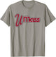 UMass Minutemen | Official Licensed NCAA Merch | UMASVIN1002 T-Shirt - T-Shirt | Sand