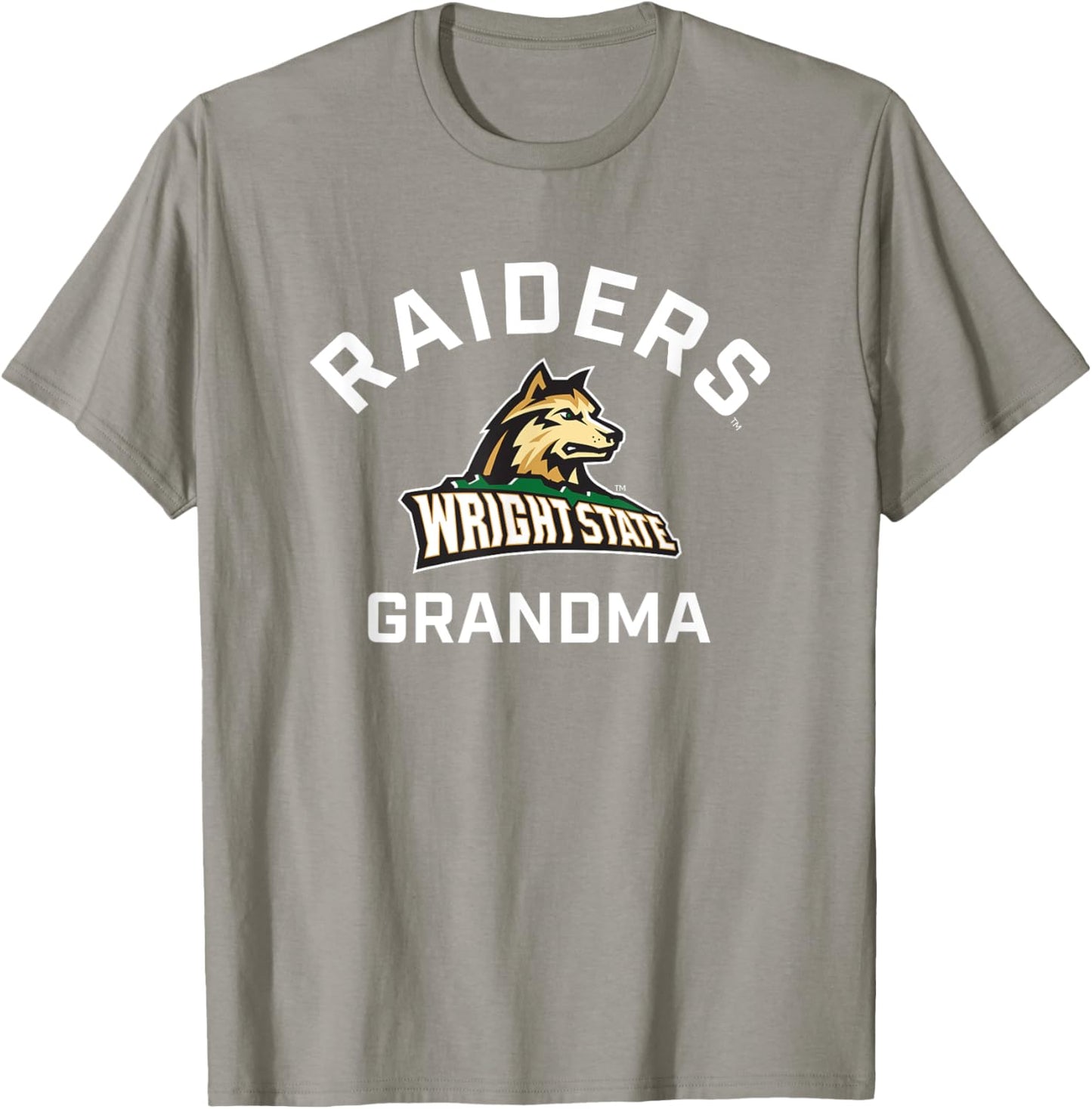 Wright State University WSU Raiders Arched Grandma T-Shirt - T-Shirt | Sand
