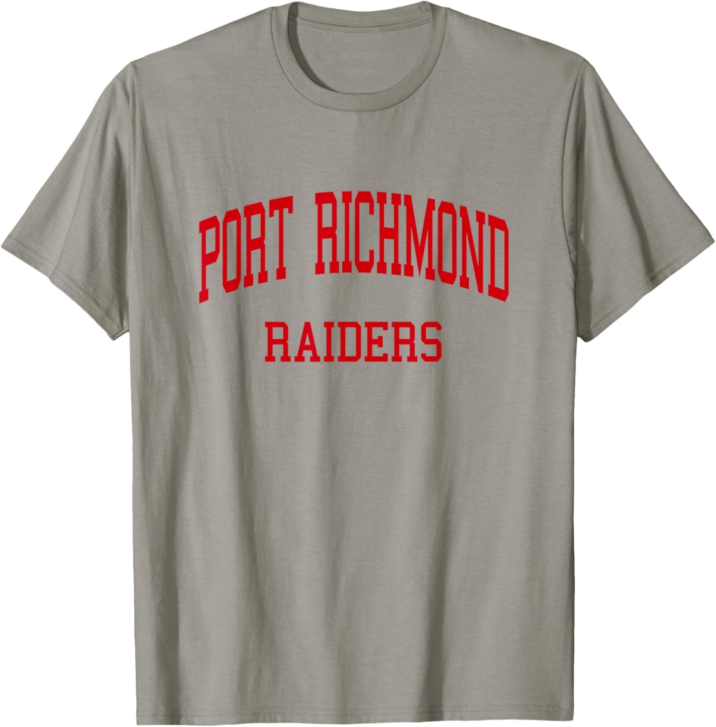 Port Richmond High School HS Staten Island NY Retro T-Shirt - T-Shirt | Sand