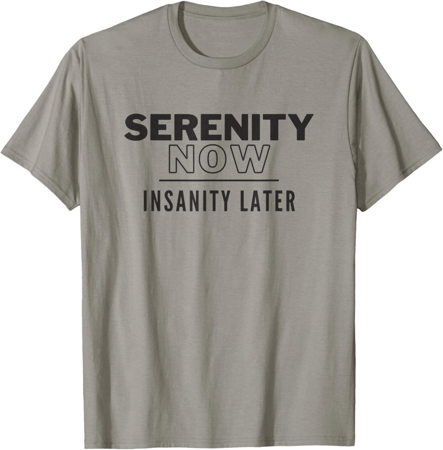 Serenity Now 90s Pop Culture Madness T-Shirt - T-Shirt | Sand