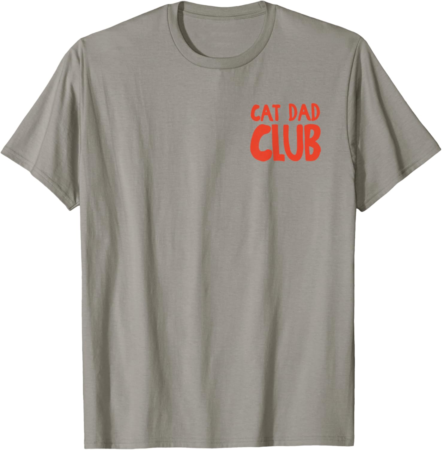 (2 Sided) Cat Dad Club Life is Better with Cats Father's Day T-Shirt - T-Shirt | Sand