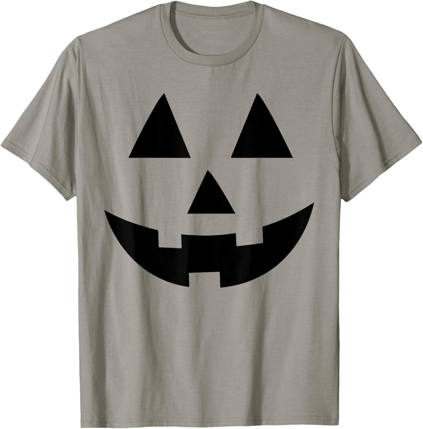 Halloween Jack-O-Lantern Pumpkin Face T-Shirt - T-Shirt | Sand