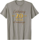 Funny 20 Years of Marriage 2005 20th Wedding Anniversary T-Shirt - T-Shirt | Sand