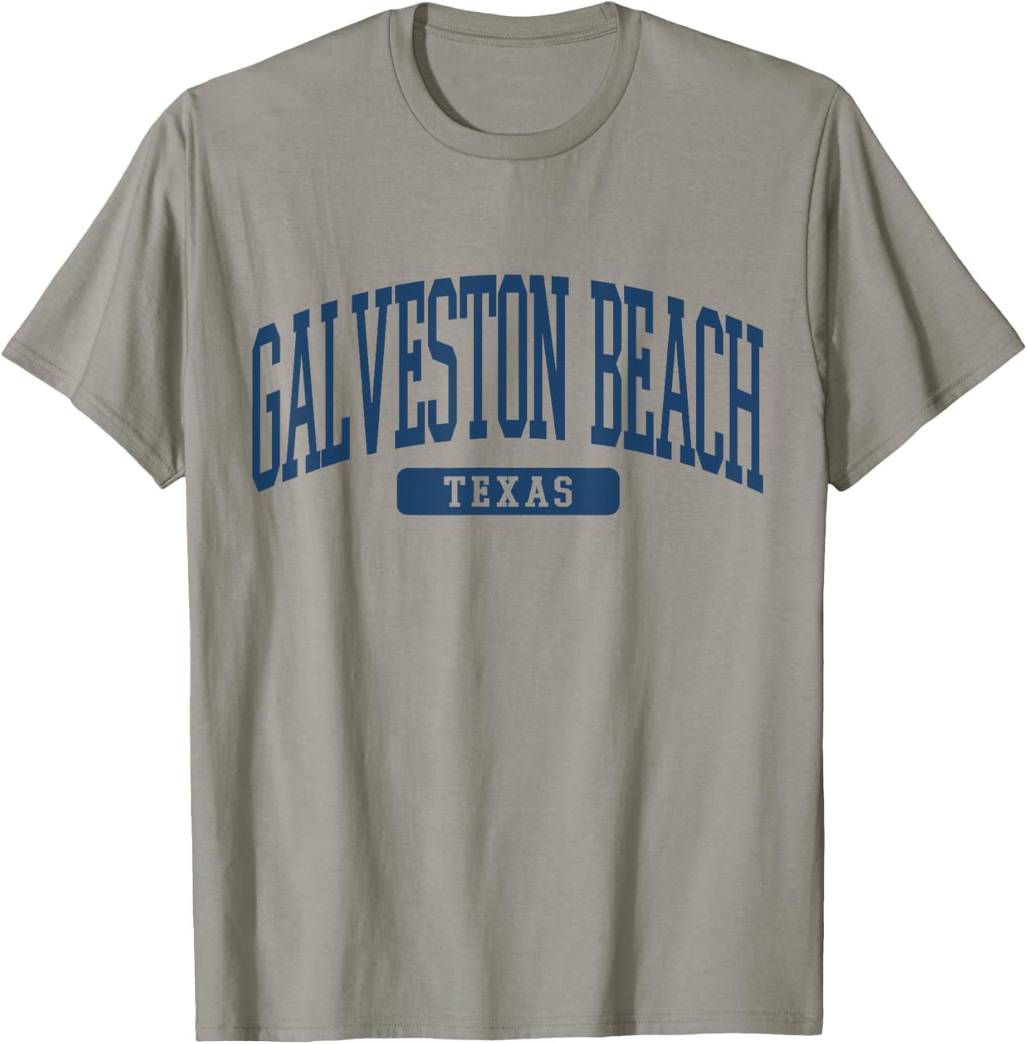Galveston Beach Texas Souvenir Beach, Vintage, Minimalist T-Shirt - T-Shirt | Sand