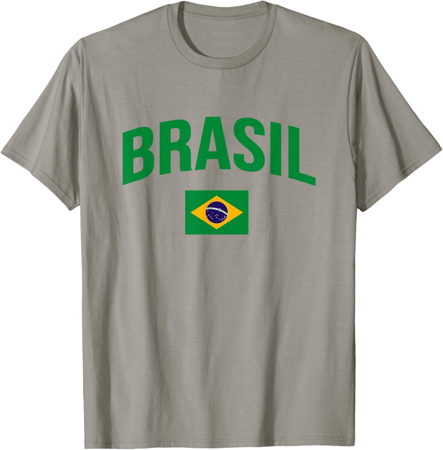 Brasil - Flag of Brazil - Throwback Design - Classic T-Shirt - T-Shirt | Sand