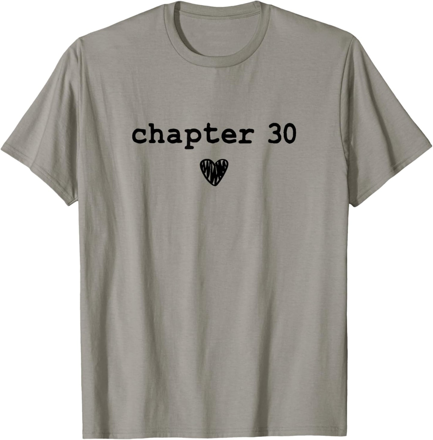 Chapter 30 - Book Lovers Readers & Authors 30th Birthday T-Shirt - T-Shirt | Sand