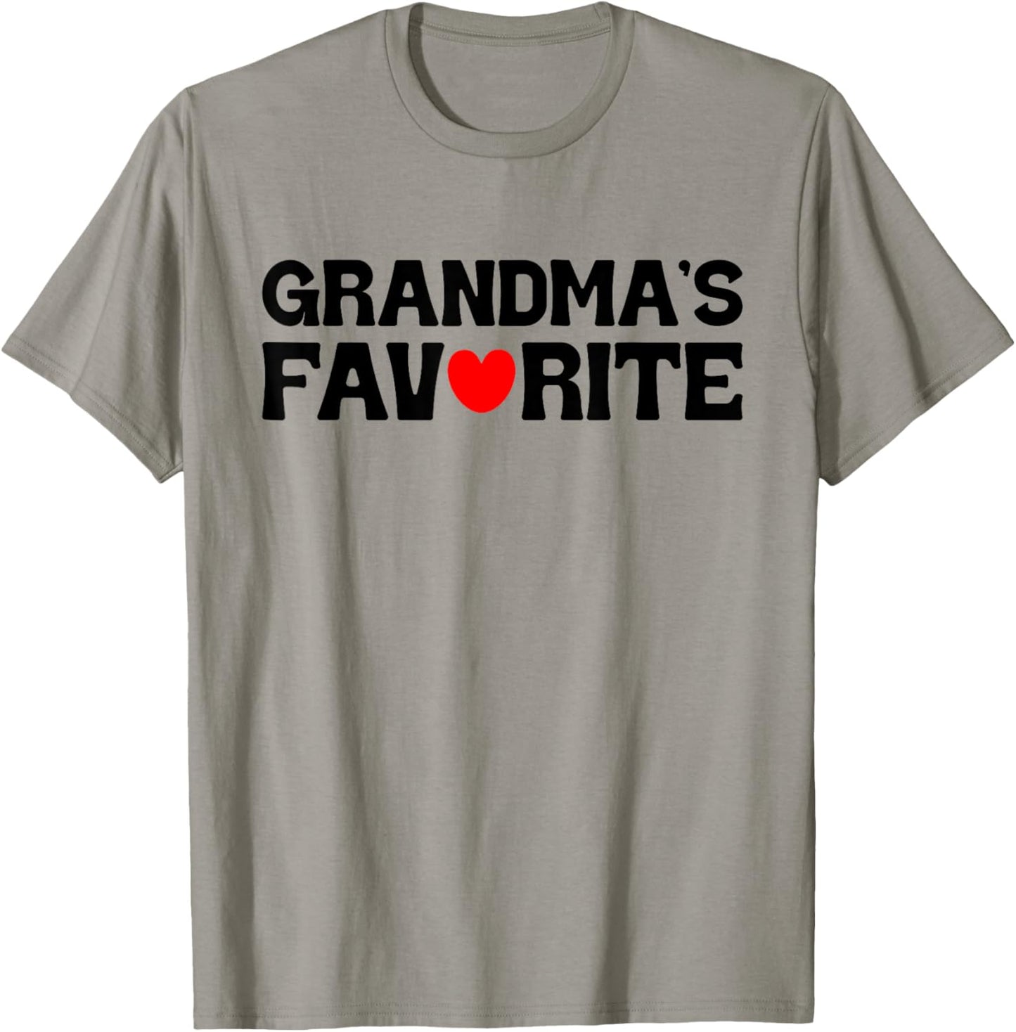 Grandma's Favorite Cute Family for Grandson Granddaughter T-Shirt - T-Shirt | Sand