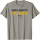 Purdue University Fort Wayne Mastodons Stacked T-Shirt - T-Shirt | Sand
