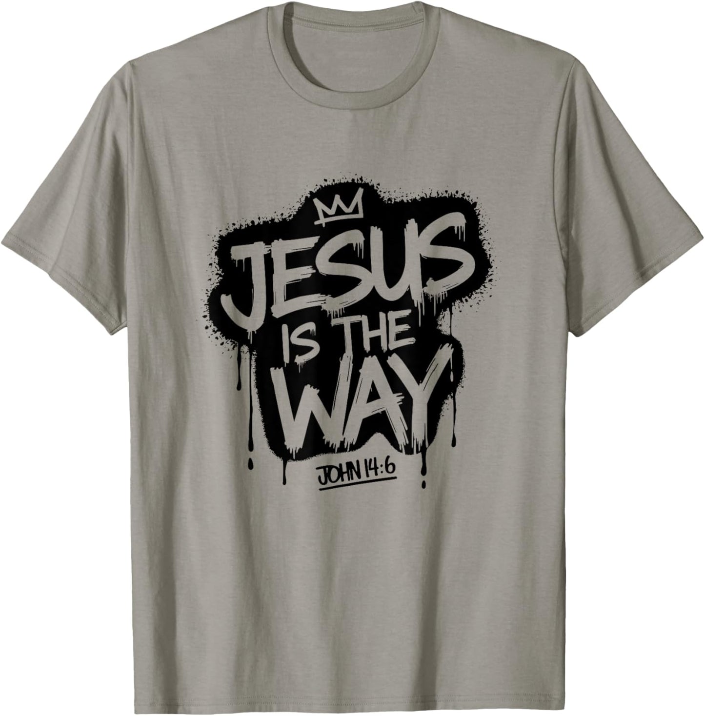 Jesus Is The Way John 14:6 Christian Graffiti T-Shirt - T-Shirt | Sand