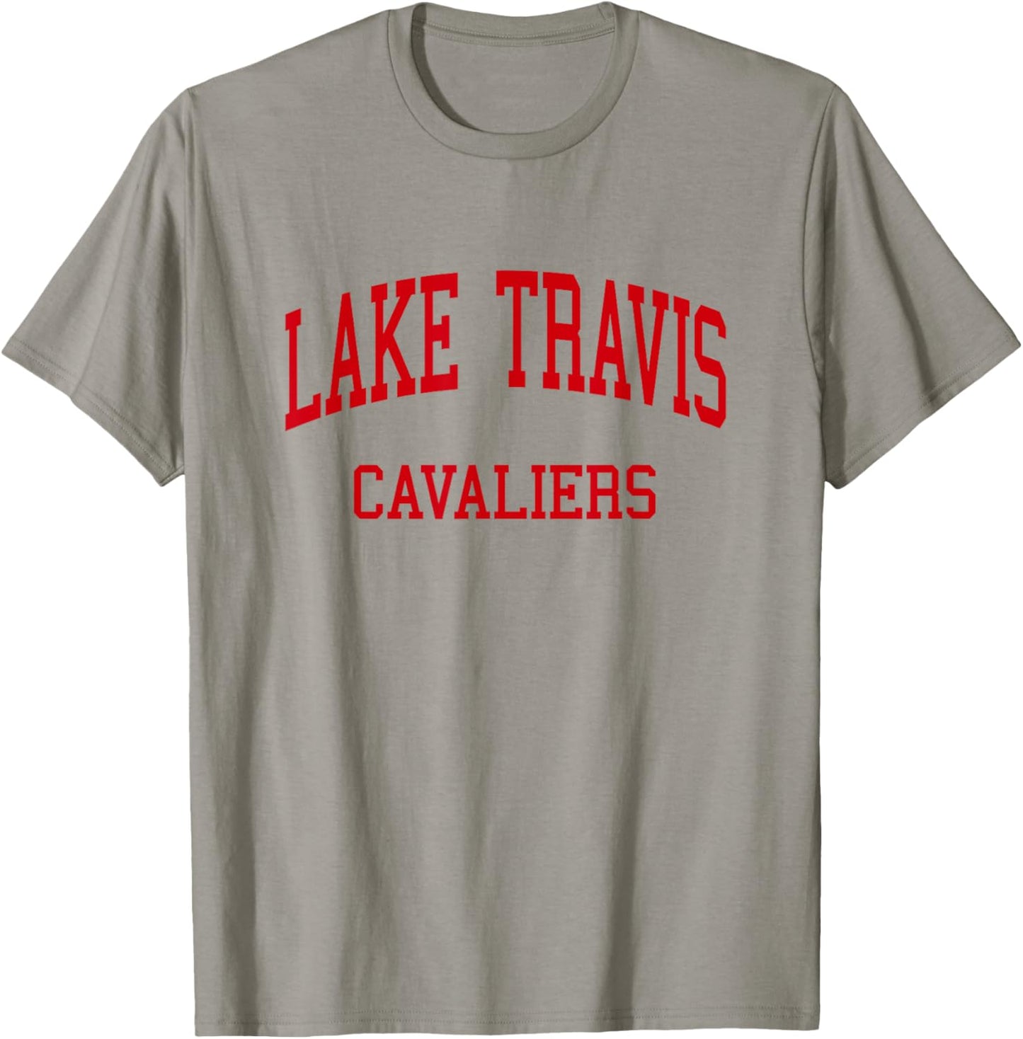 Lake Travis High School HS Austin TX Retro T-Shirt - T-Shirt | Sand