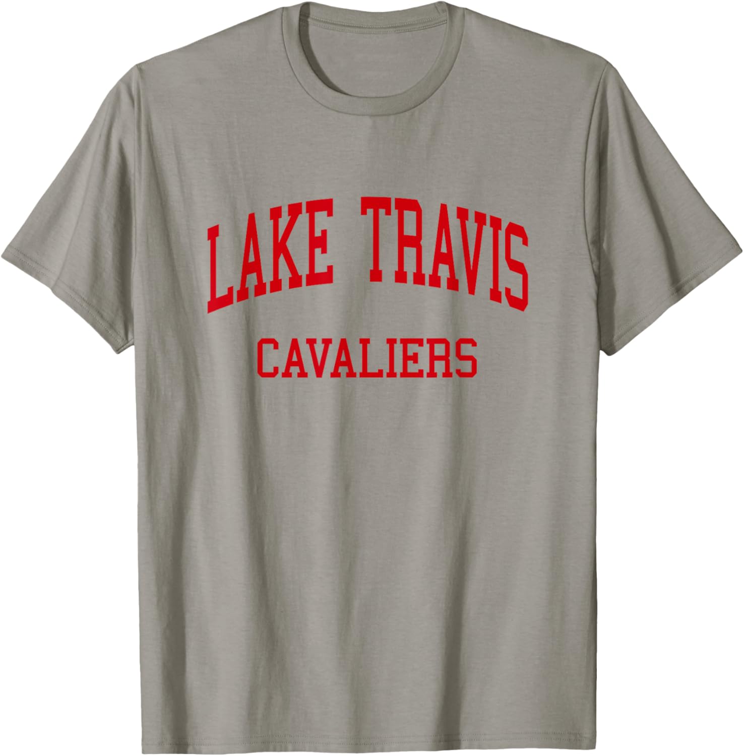 Lake Travis High School HS Austin TX Retro T-Shirt - T-Shirt | Sand