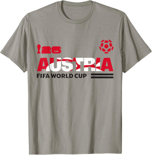 FIFA World CUP26 Qualifier Österreich T-Shirt - T-Shirt | Sand