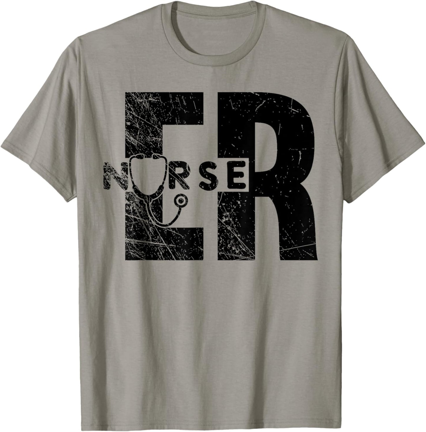Proud ER Emergency Room Nurse, Nurse Lover T-Shirt - T-Shirt | Sand
