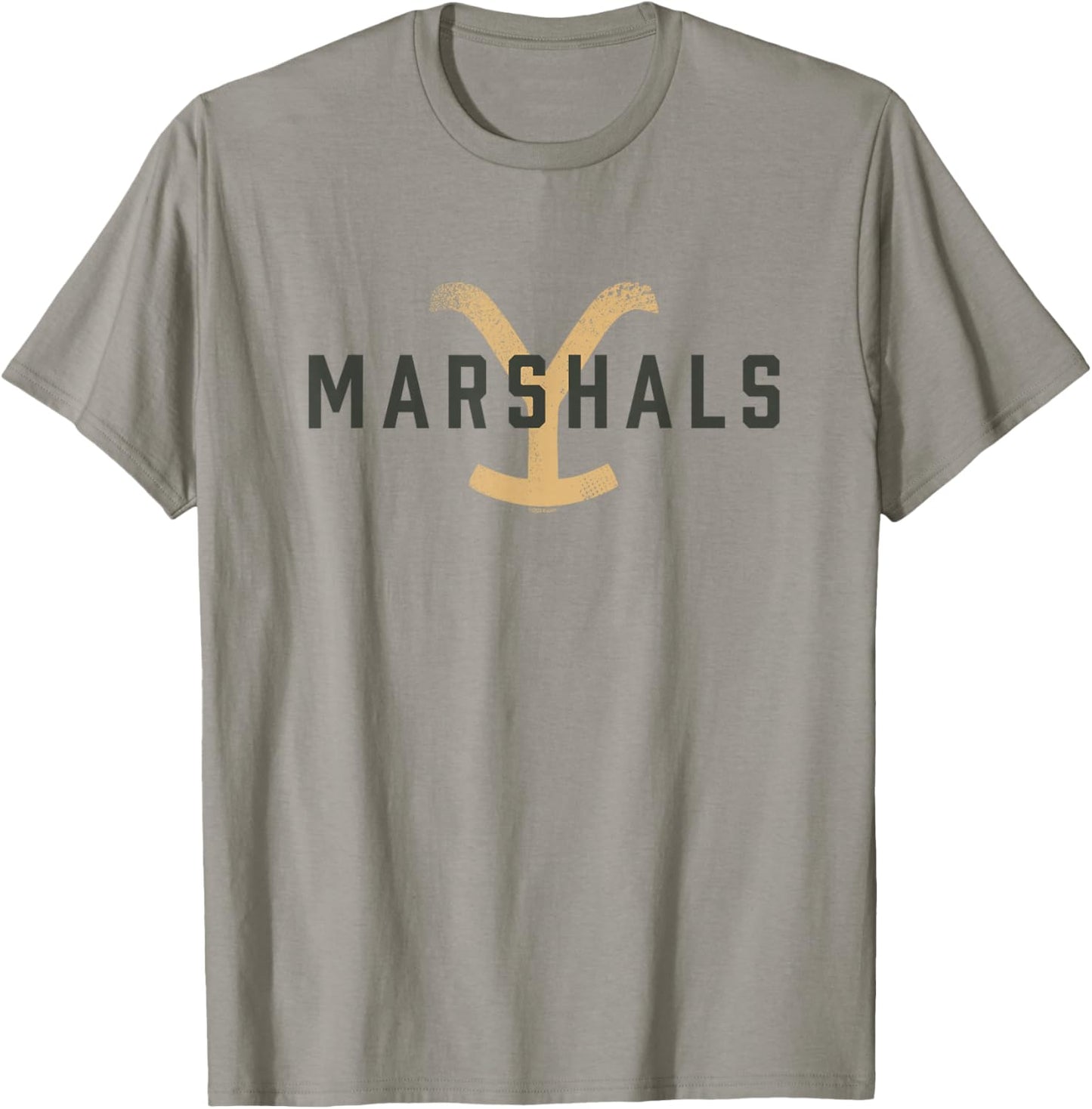 Yellowstone Marshals Logo Officially Licensed T-Shirt - T-Shirt | Sand