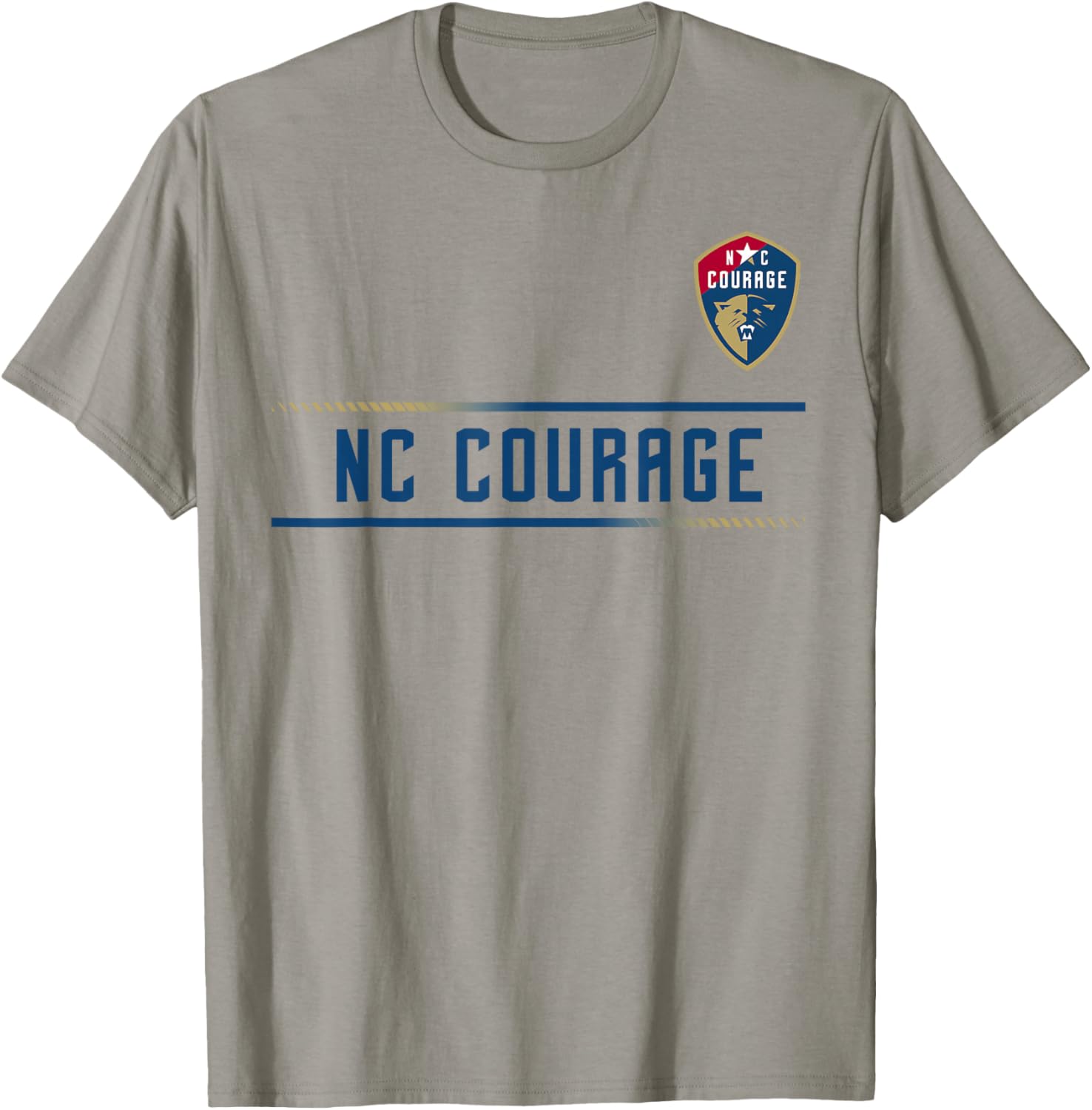 Officially Licensed North Carolina Courage NWSL Apparel T-Shirt - T-Shirt | Sand