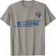 Officially Licensed North Carolina Courage NWSL Apparel T-Shirt - T-Shirt | Sand