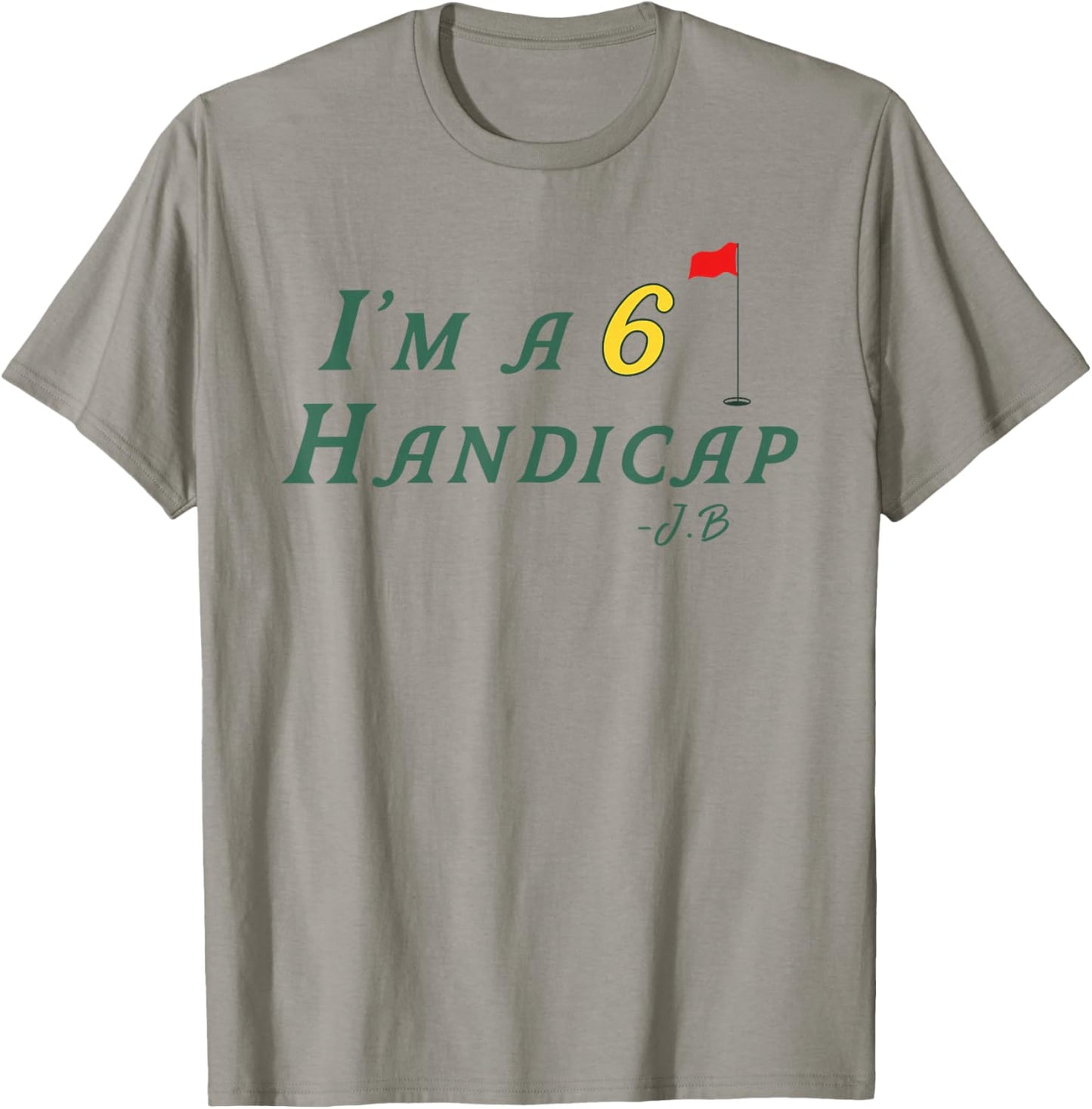 I'm A 6 Handicap Golf Vintage Biden Debate T-Shirt - T-Shirt | Sand