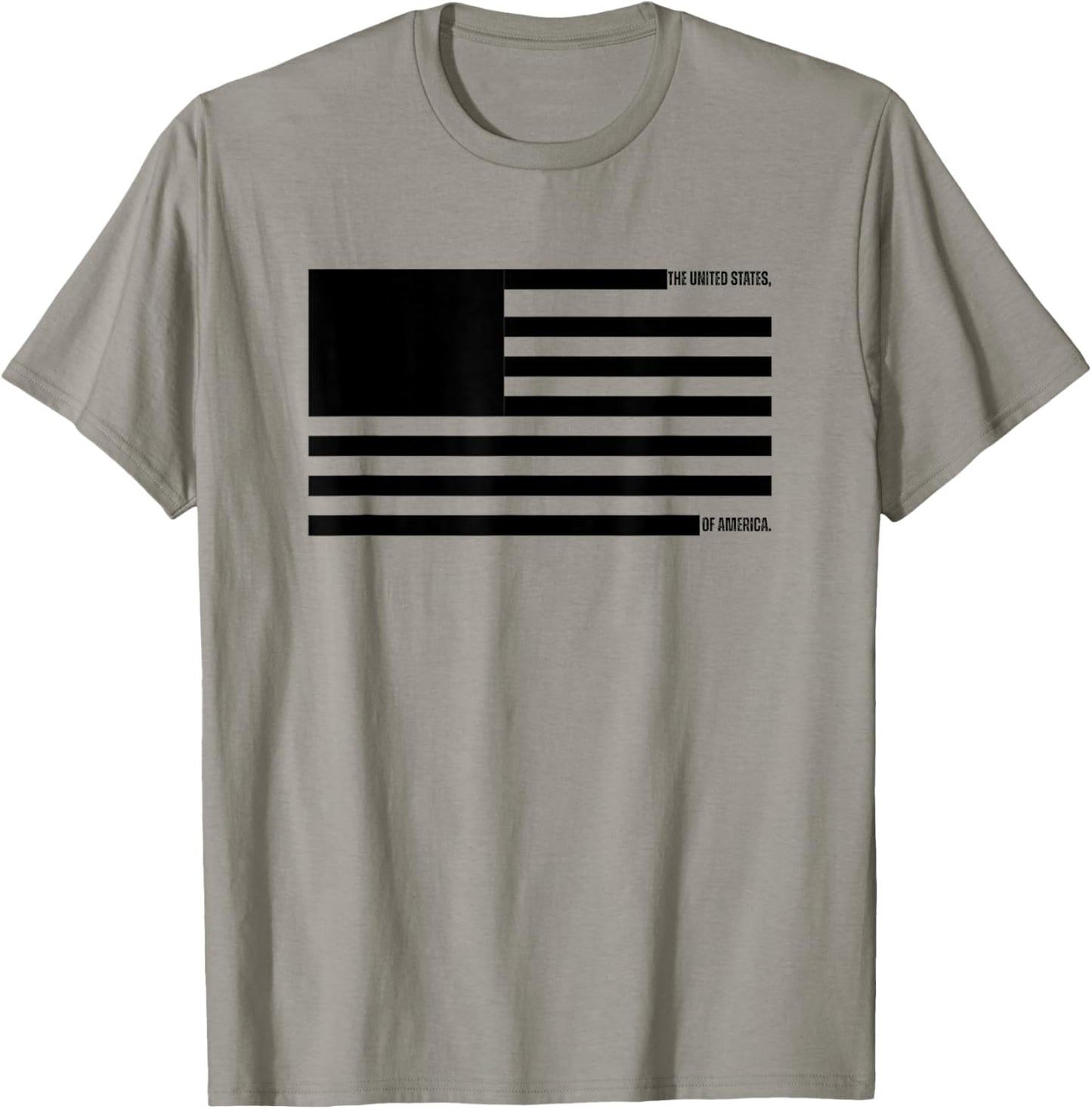 Redacted USA US Flag Patriotic 4th July Men Women Kids T-Shirt - T-Shirt | Sand