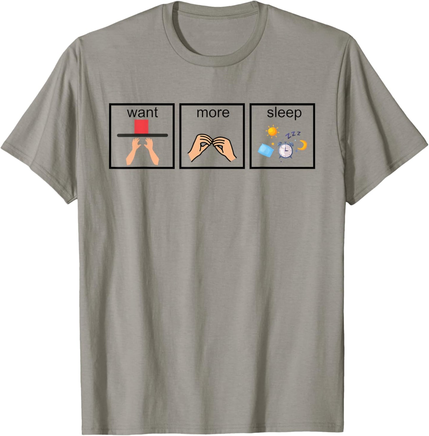 Want More Special Sleep Education Teacher Autism Awareness T-Shirt - T-Shirt | Sand