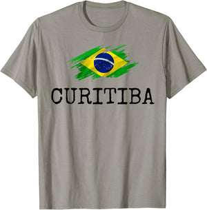 Curitiba Brazil Country City Brazilian Fun Women Men Manaus T-Shirt - T-Shirt | Sand