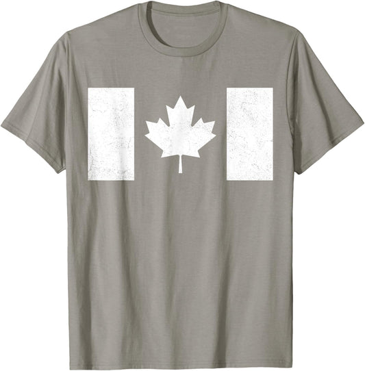 Vintage Canadian Flag T-Shirt - T-Shirt | Sand