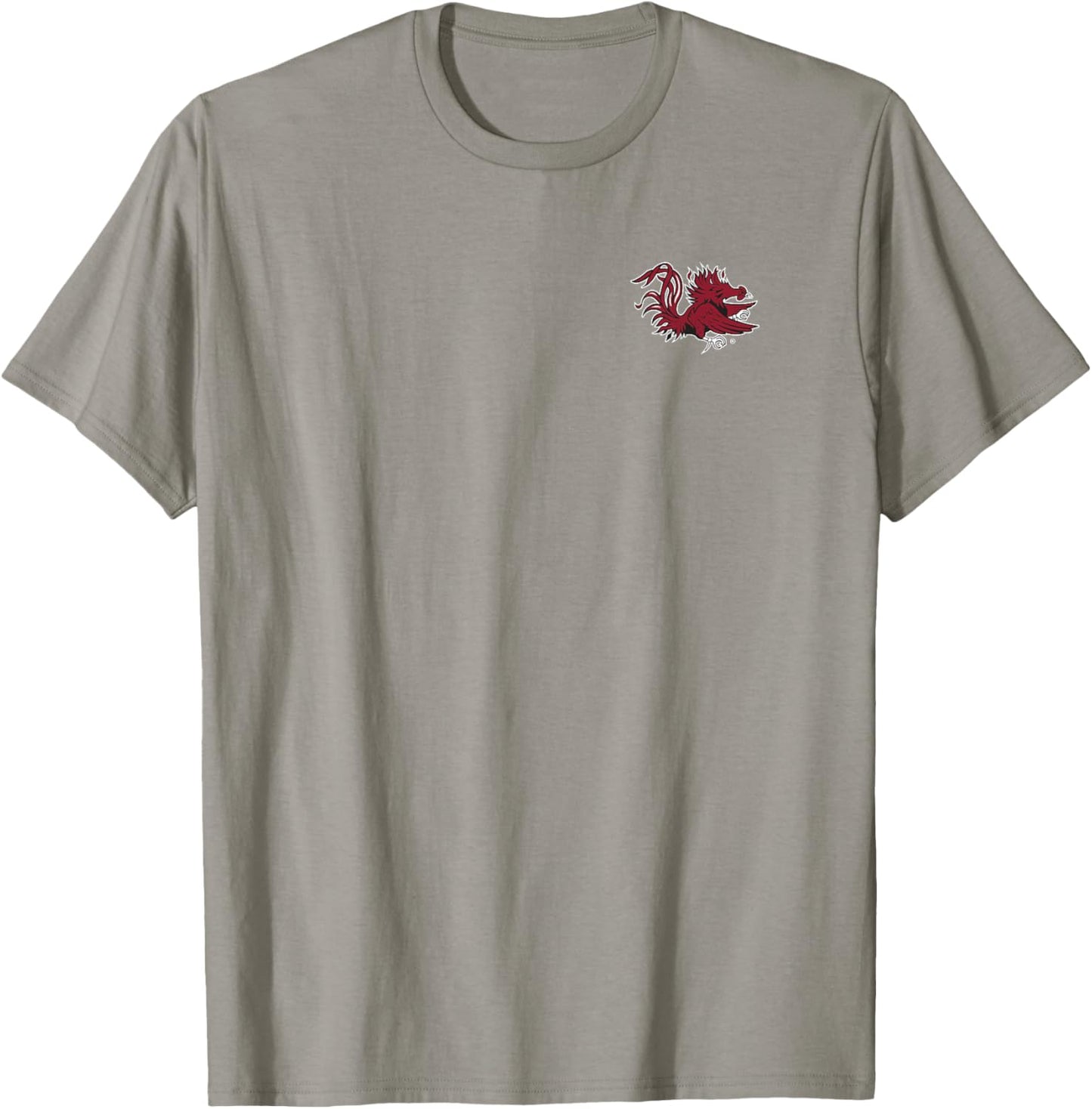 South Carolina Gamecocks Icon Front/Back Heather Gray T-Shirt - T-Shirt | Sand
