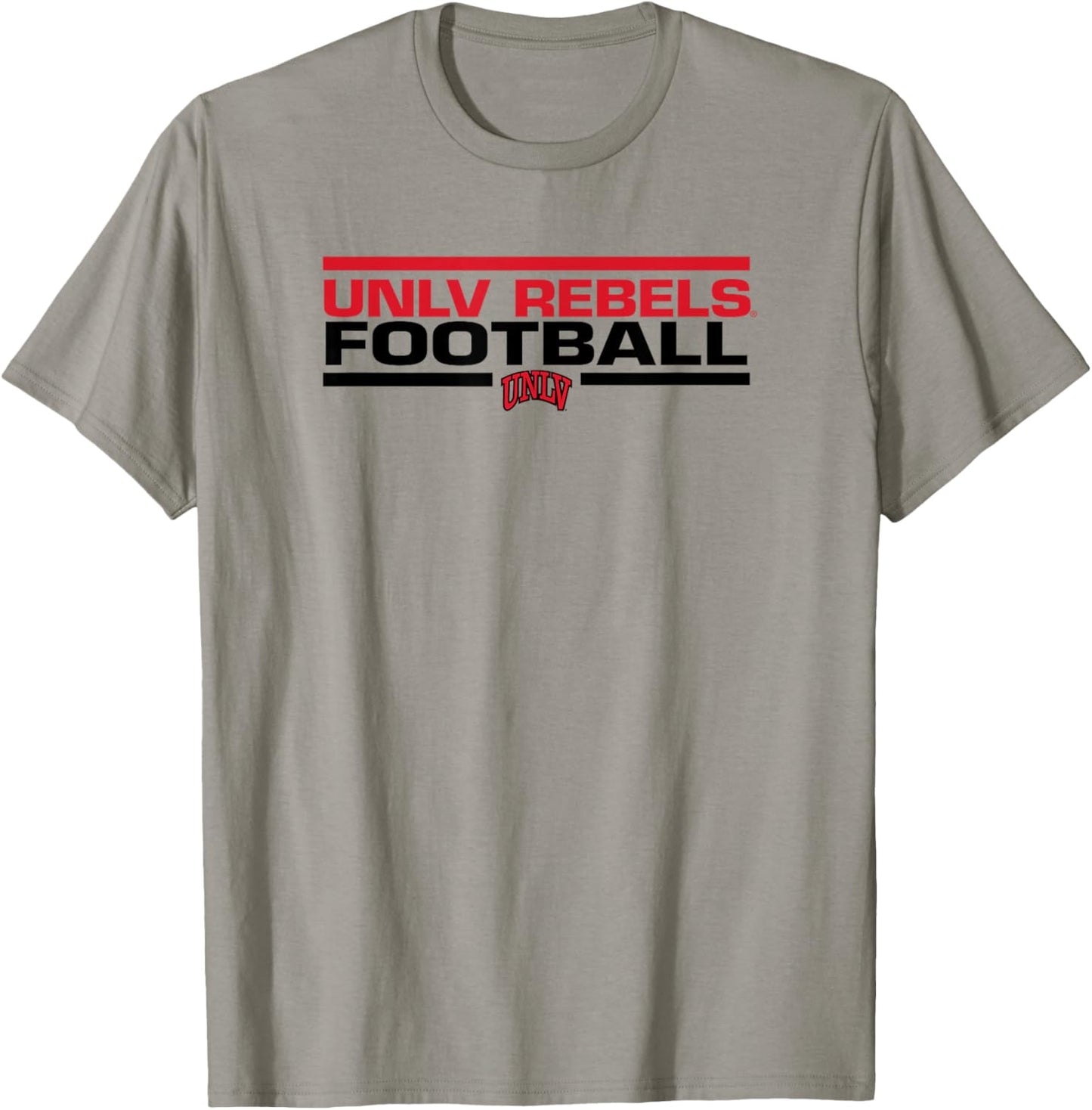 UNLV Rebels Football Tackle Gray Officially Licensed T-Shirt - T-Shirt | Sand