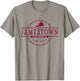 Retro Jamestown Virginia T-Shirt - T-Shirt | Sand